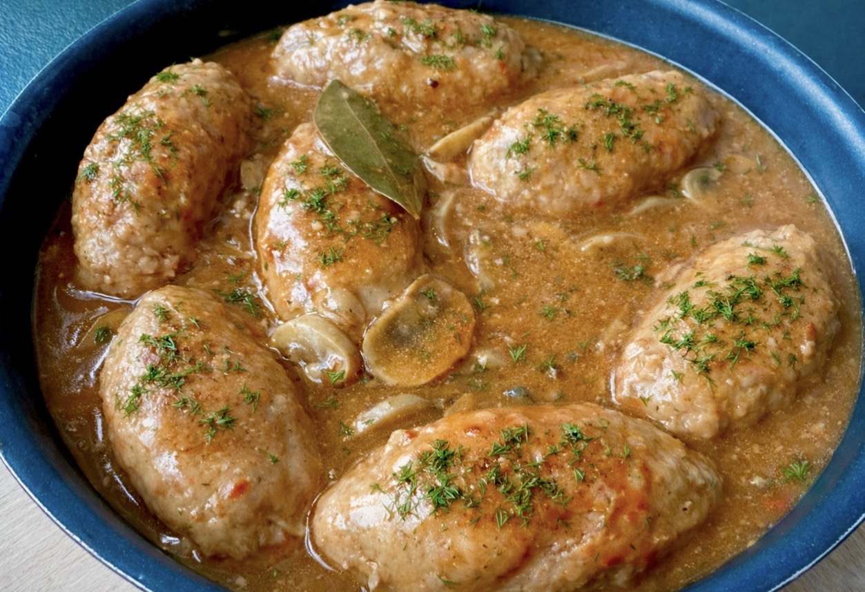 Swojskie zraziki w sosie pieczarkowym - IMG 6162