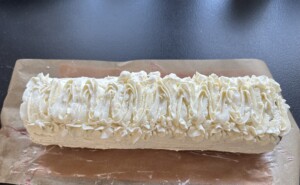 Rolada Raffaello z malinami - ciasto bez pieczenia! - IMG 7255