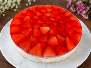Sernik na zimno z serków homogenizowanych - pyszne ciasto bez pieczenia! - IMG 9232