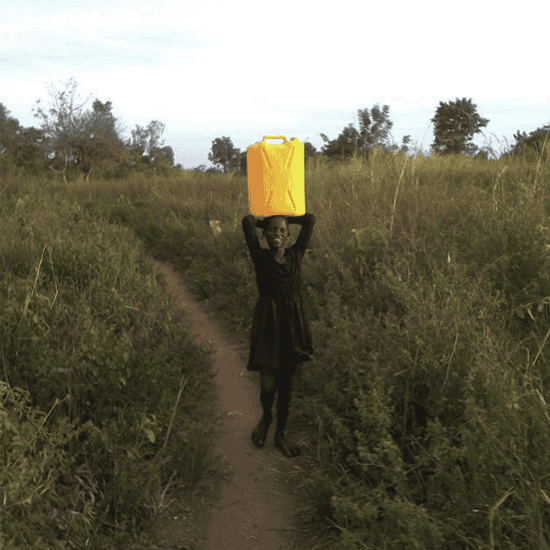 Anena Gloria is just 10 years old. She is taking dirty water home for cooking. Together we can bring clean water to her community.