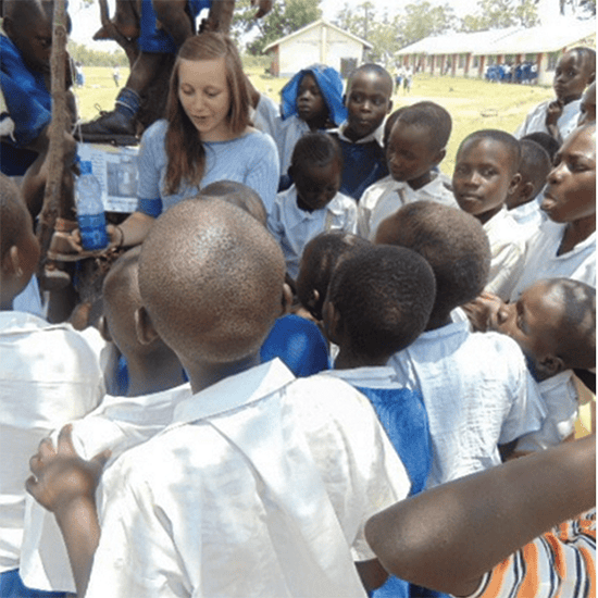 Our partner Lwala Community Alliance in Kenya is teaching school kids the importance of washing their hands properly to prevent spreading disease.