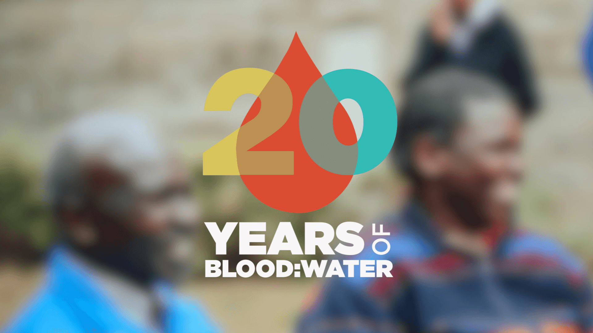 Blood:Water 20 year logo