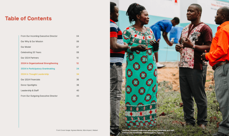 2024 annual report table of contents