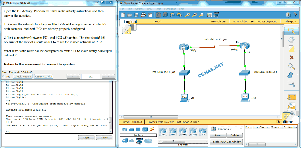 CCNA 2 Chapter 2 Exam Answers - CISCO CCNA