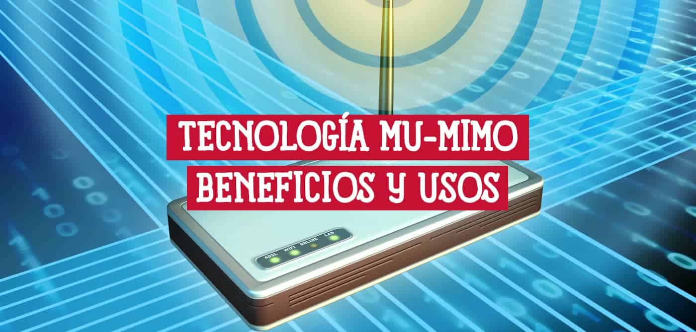 Imagen de un router con la tecnología MU-MIMO.