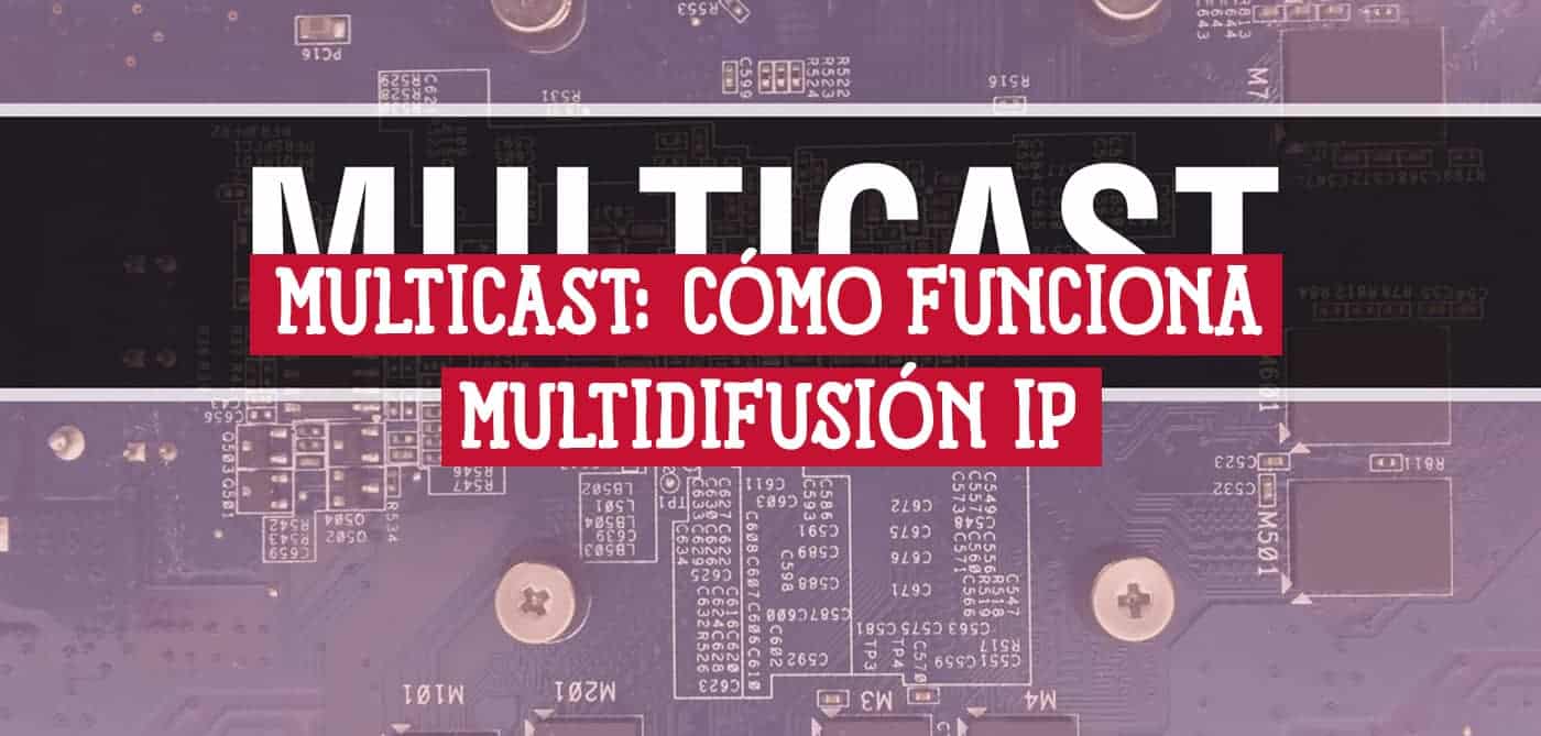 Esquema de circuito electrónico para multidifusión IP
