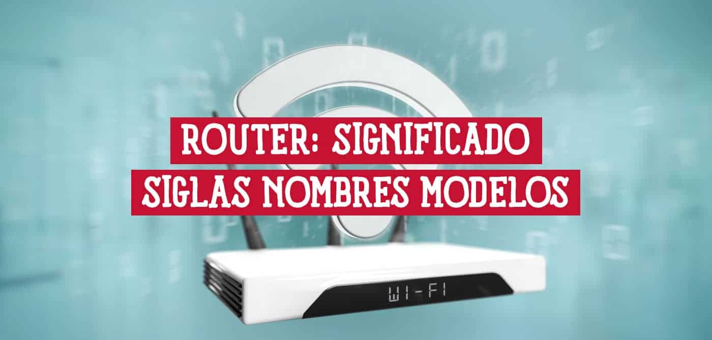 Router inalámbrico con un símbolo Wi-Fi, ilustrando el significado de las siglas en los nombres de los modelos de routers.