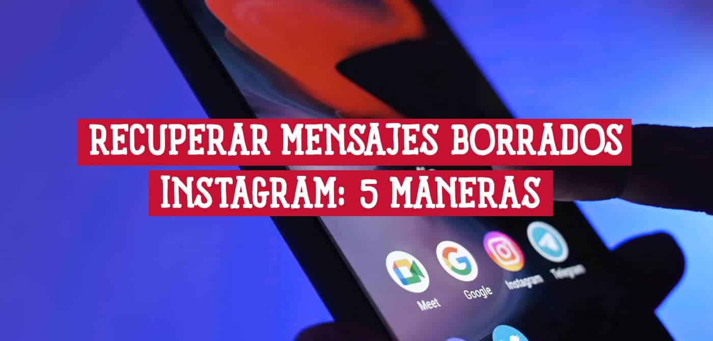 Imagen de un teléfono inteligente mostrando la pantalla de inicio con iconos de aplicaciones, incluyendo Instagram.