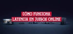 Esquema visual sobre cómo funciona la latencia en juegos online desde el equipo del jugador hasta el servidor
