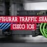 Equipos y cables de red listos para configurar traffic shaping Cisco IOS