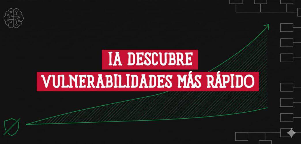 Diagrama abstracto que ilustra la brecha entre el descubrimiento de vulnerabilidades con IA y la velocidad de remediación empresarial