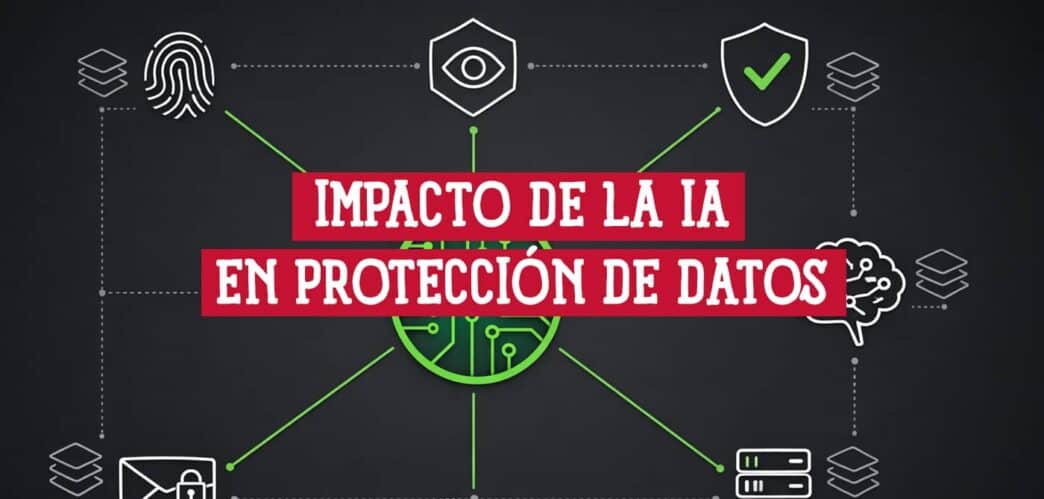 IA en protección de datos: diagrama de defensa con biometría, NDR, SIEM y Zero Trust