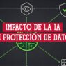 IA en protección de datos: diagrama de defensa con biometría, NDR, SIEM y Zero Trust