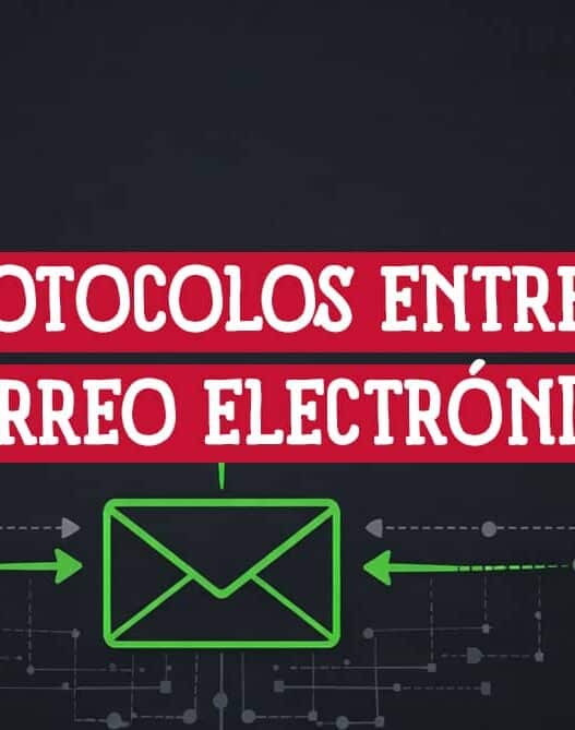 Diagrama abstracto de protocolos de entrega y validación del correo electrónico con nodos de autenticación y cifrado