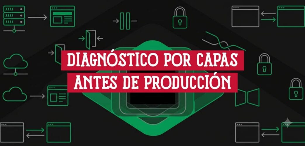 Servidores, navegadores, candados y un chip central: el diagnóstico por capas de una web antes de producción