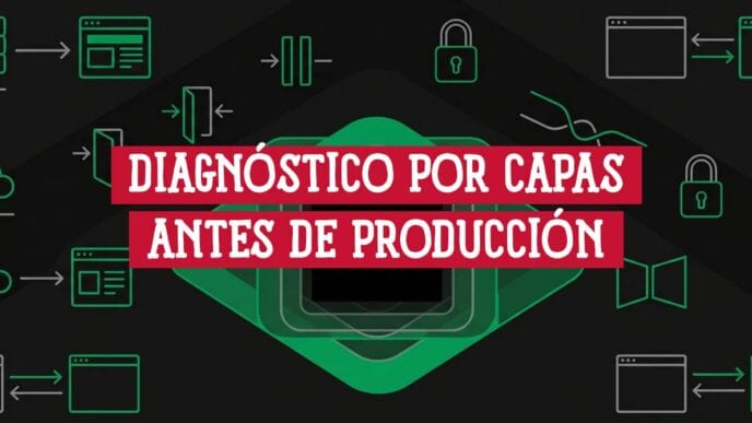 Servidores, navegadores, candados y un chip central: el diagnóstico por capas de una web antes de producción