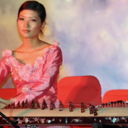 Woman playing Dan Tranh