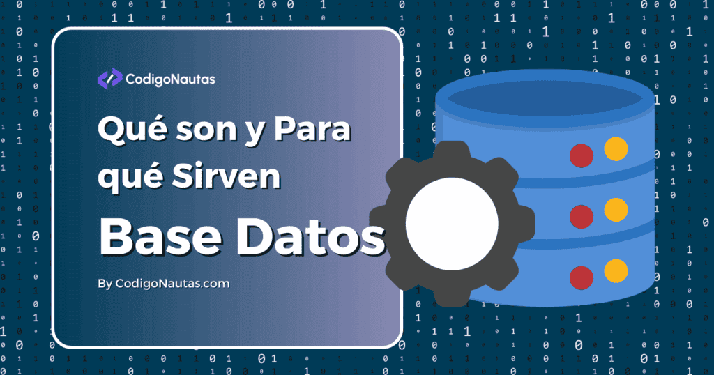 Ilustración gráfica que explica qué son las bases de datos y para qué sirven.