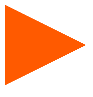 Triángulo naranja apuntando hacia la derecha.