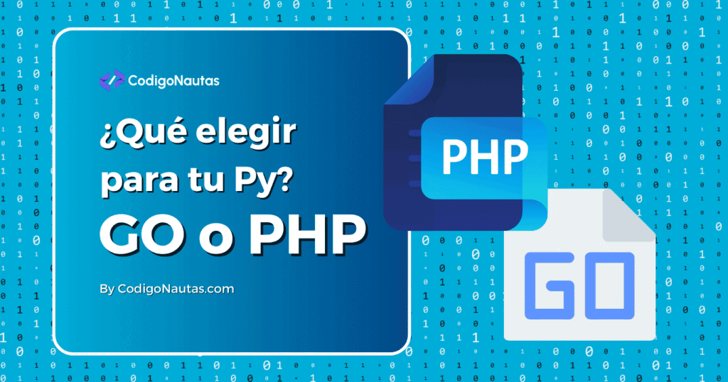 Ilustración comparativa de PHP vs Go para desarrollo web. ¿Cuál elegir para tu próximo proyecto?