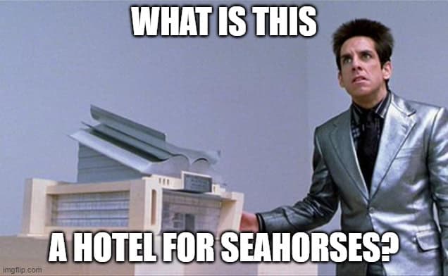 Hotel for sea horses