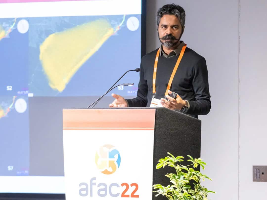 Dhirendra singh speaking at afac 22