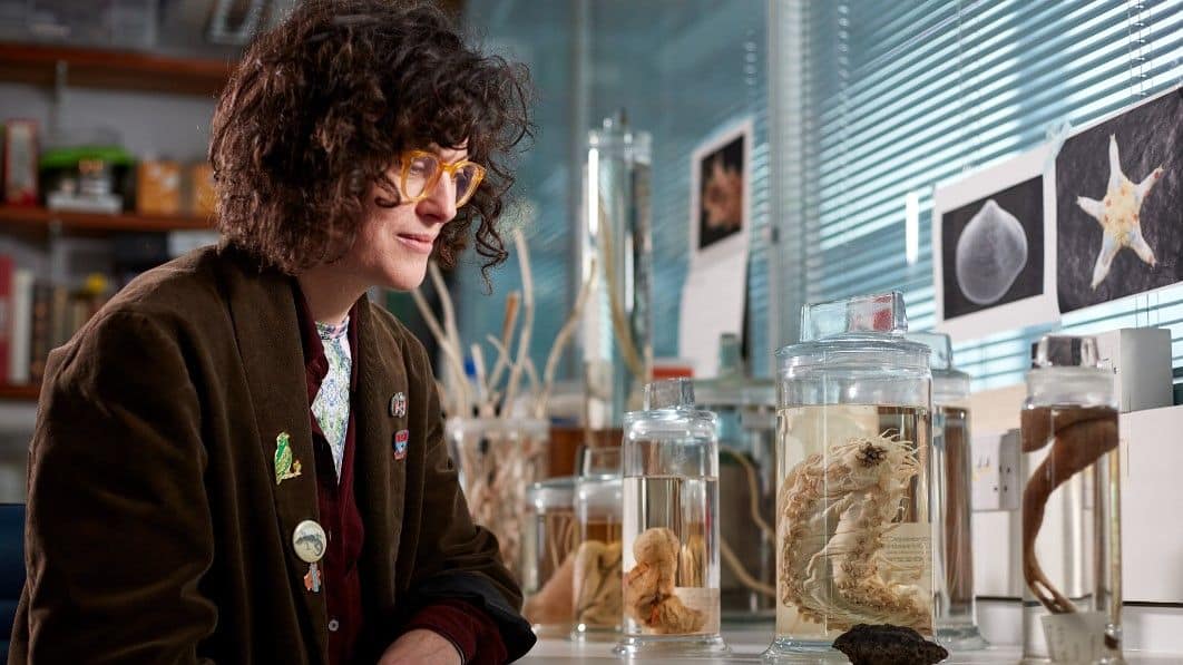 Muriel rabone with deep sea specimens 1