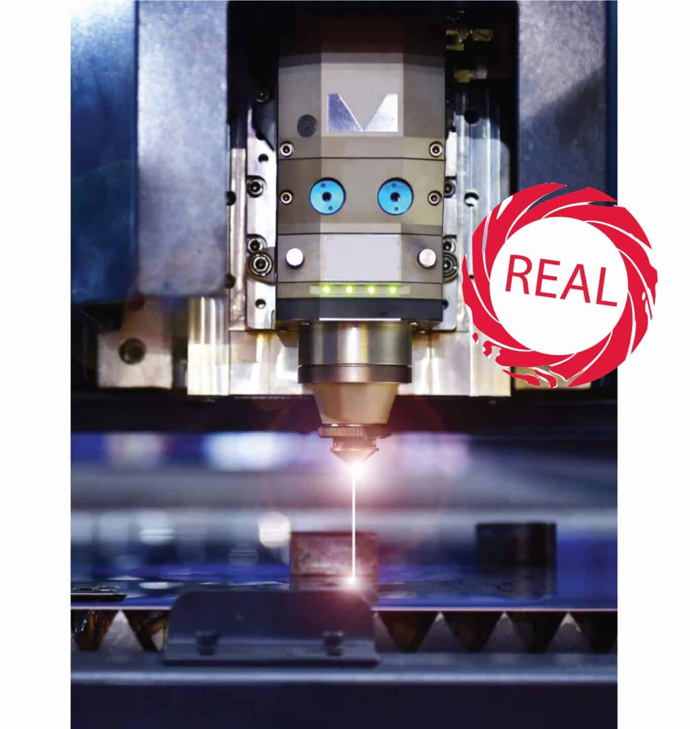 Close up of laser technology.