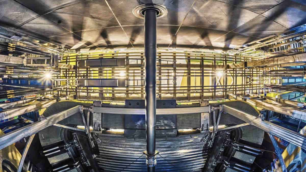 Cern lhcb large physics experiment hadron collider particle accelerator detector