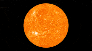 Gif of the sun rotating