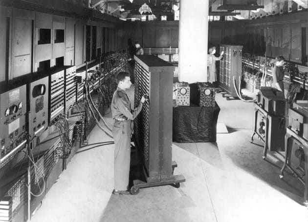 Classic shot of the eniac