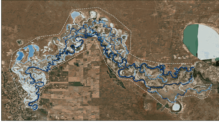 Gif showing flooding model