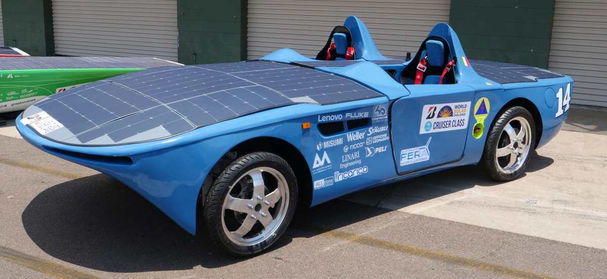 A solar car