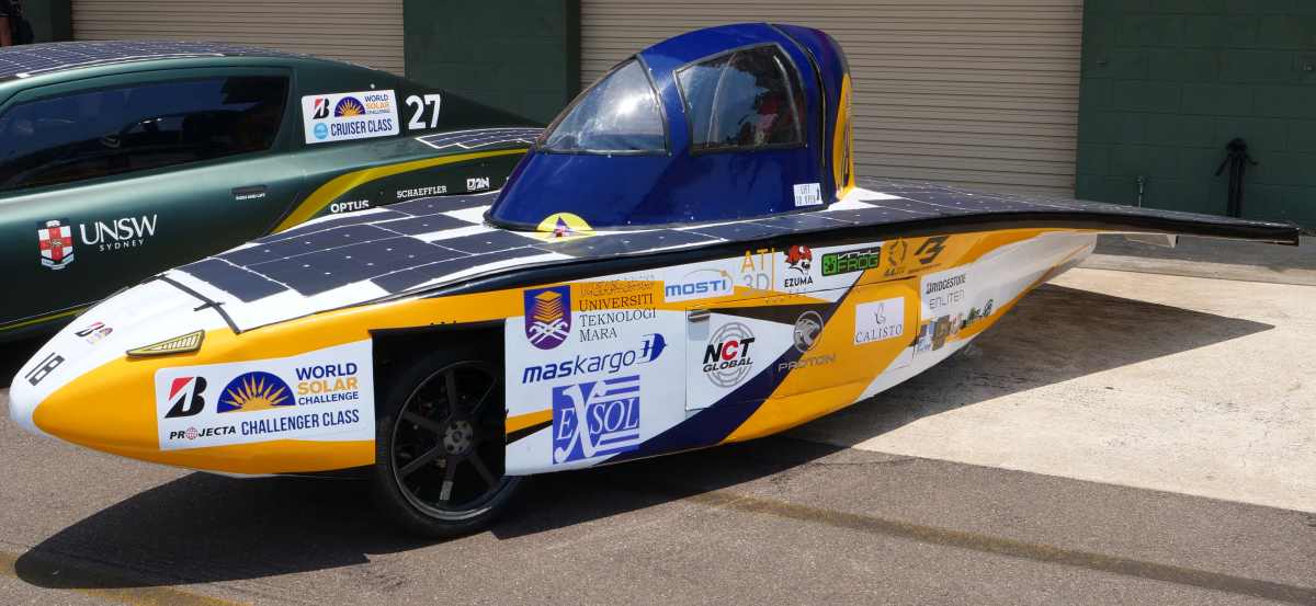 A solar car