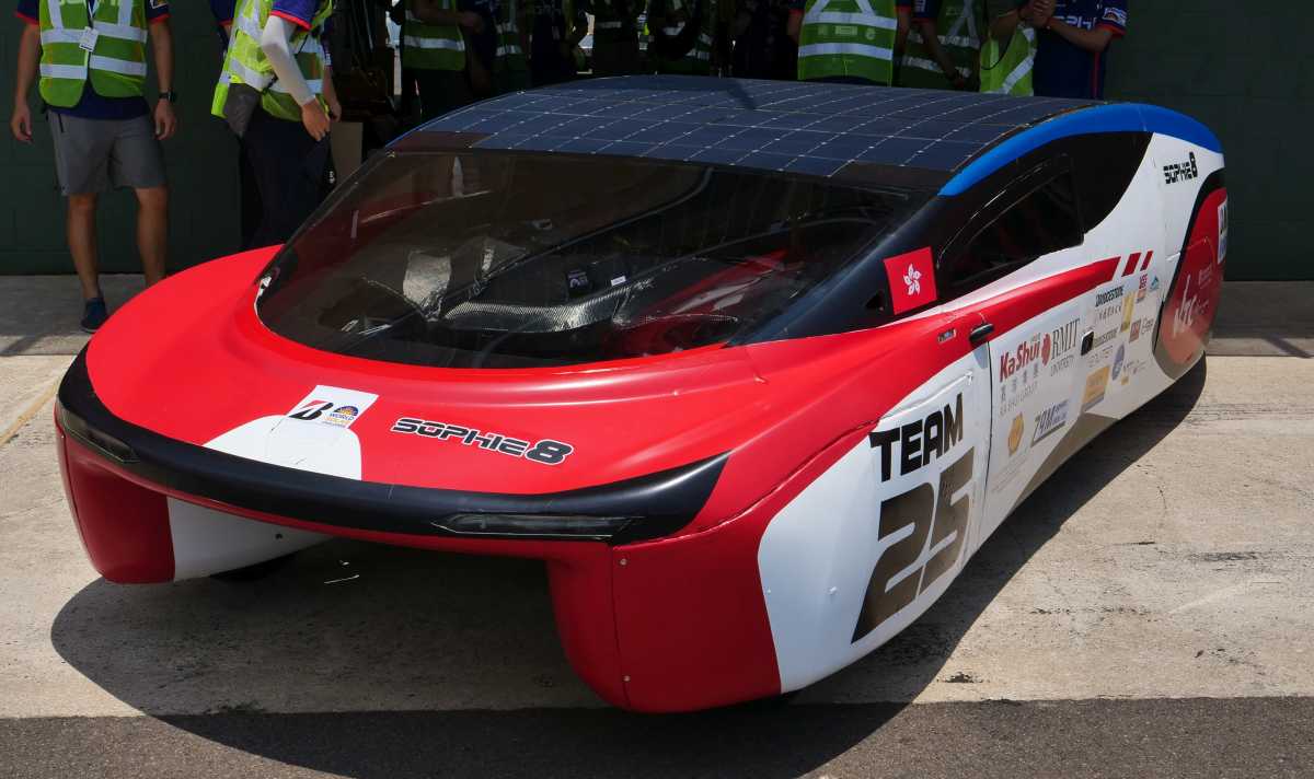 A solar car