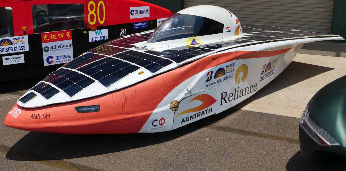 A solar car
