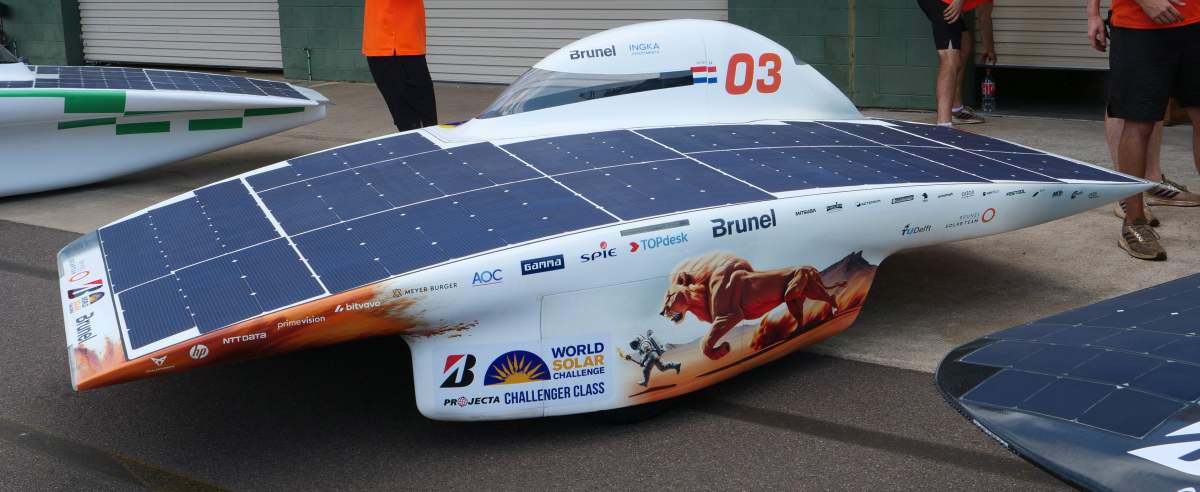 A solar car