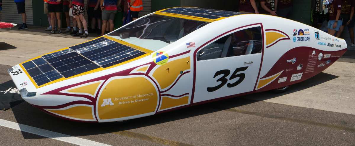 A solar car