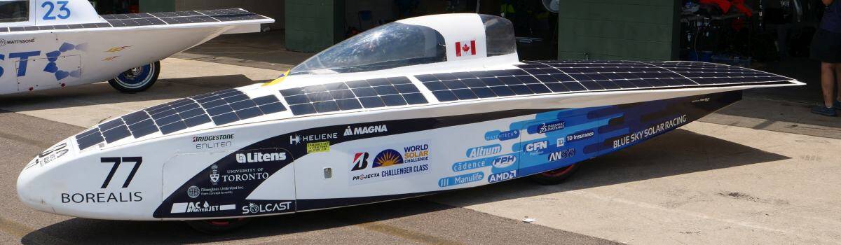 A solar car