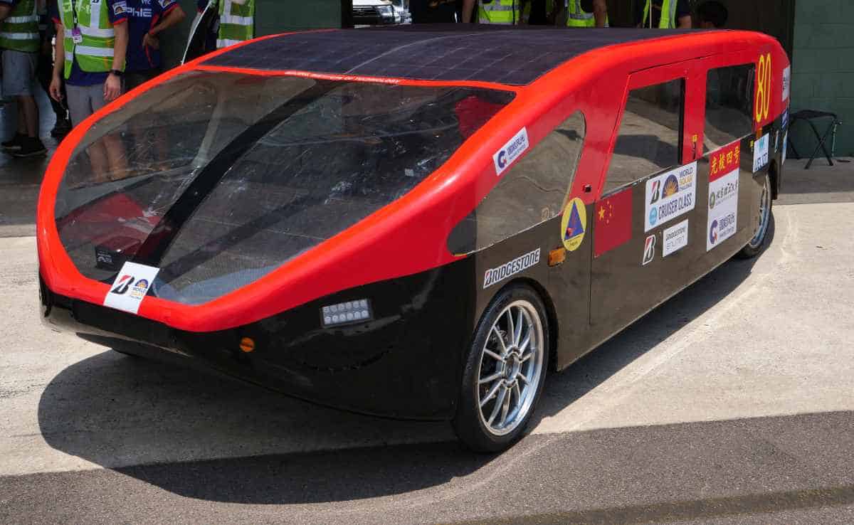 A solar car
