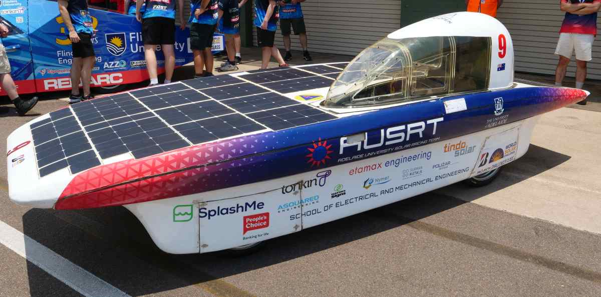 A solar car