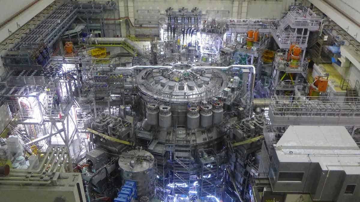 Nuclear reactor tokamak in japan jt-60sa
