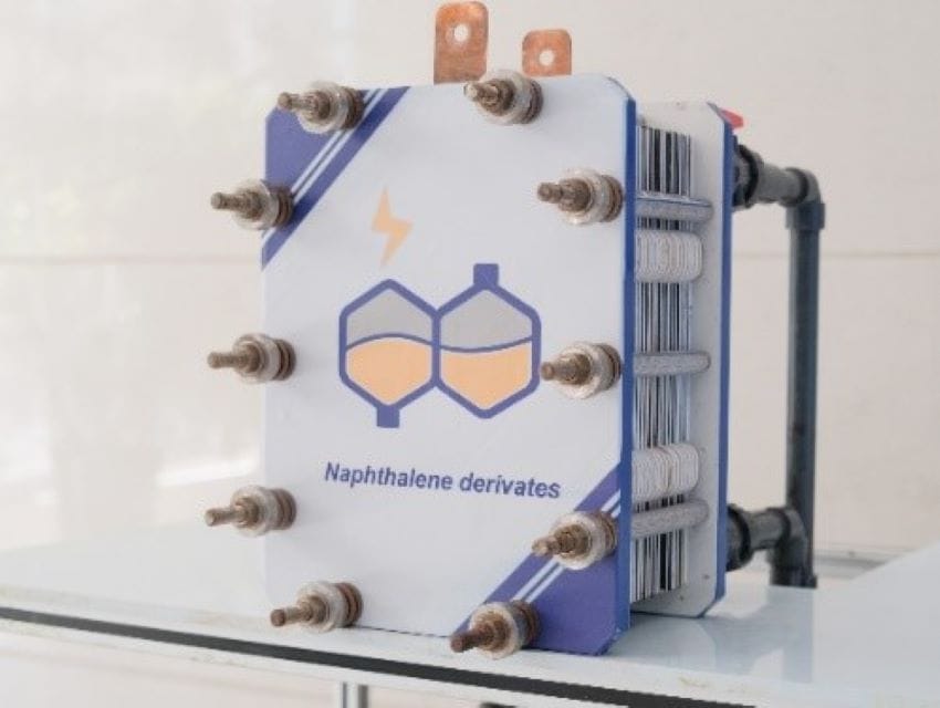 Photo of flow battery