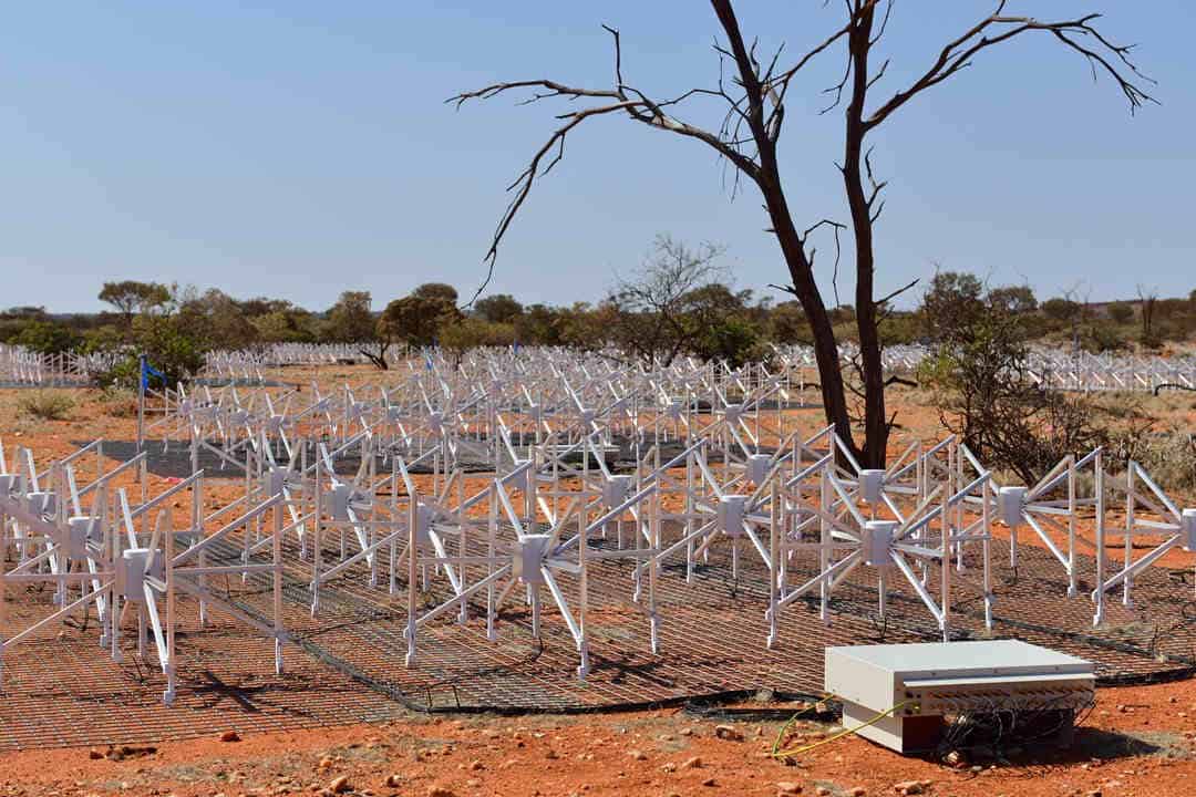 Telescope array in western australia desert