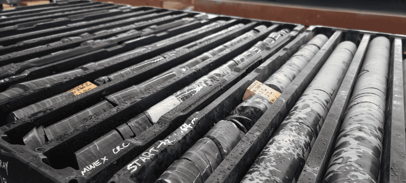 Example of drill core samples from the darling curnamona delamerian drilling campaign. Jpg