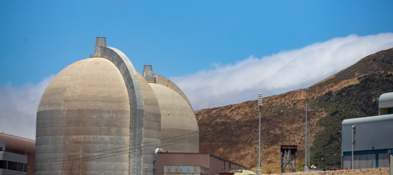 Reactor containment buildings at pacific gas and electrics diablo canyon power plant getty