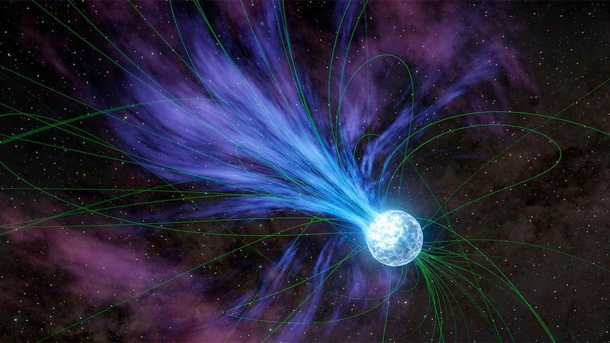 Artist impression of magnetar