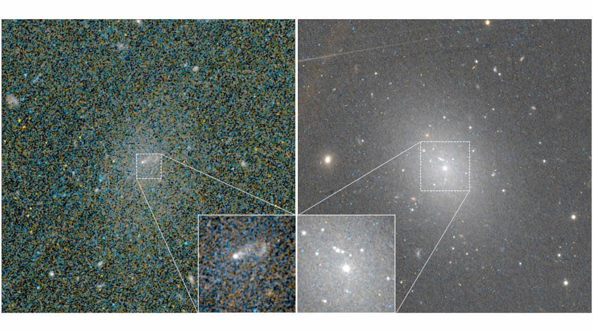 Images of dwarf galaxies side by side