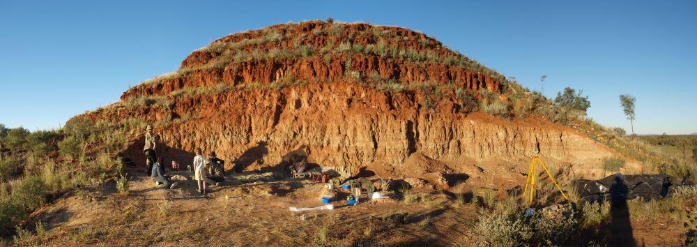 A rocky hill in australian outback