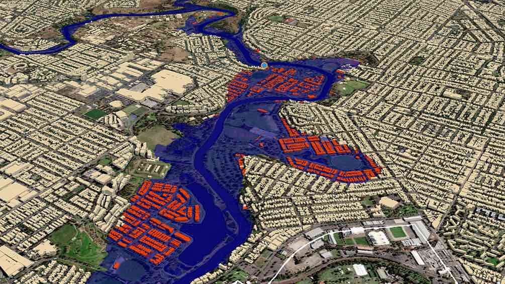 Flood event representation